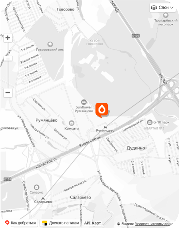 Карта офиса